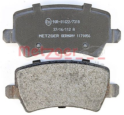 METZGER 1170056 GREENPARTS Bremsbelagsatz, Scheibenbremse